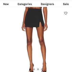 Steve Madden, size 4, black mini skirt